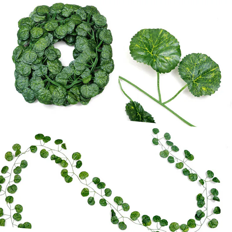 Artificial Green Rattan Simulation 210cm Tree Leaf8