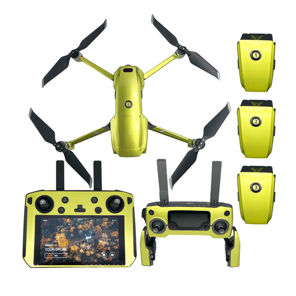 Fluorescent Sticker Body Skin Stickers for DJI Mavic 2 ProZoom Drone Body Waterproof 3M Sticker for DJI Smart Controller Skin (15)