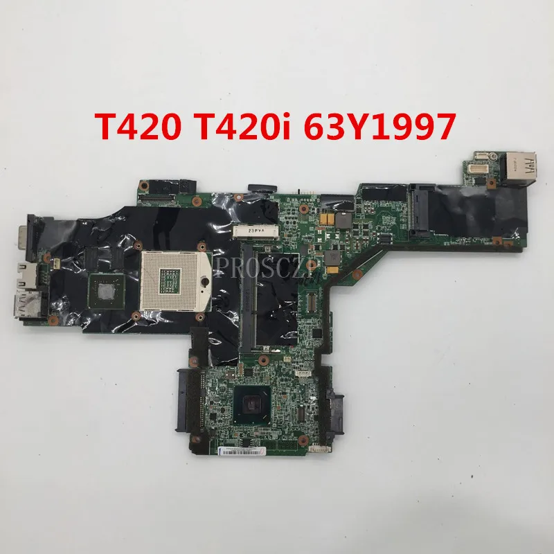 Бесплатная доставка для Thinkpad T420 T420i материнская плата ноутбука 63Y1997 QM67 DDR3 хорошо