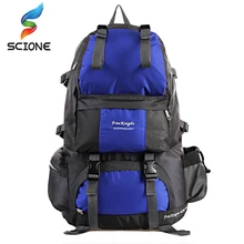 50L Outdoor Rucksack bags women&men waterproof nylon backpack travel Hiking Mountaineering bag packs mochila free shipping D26