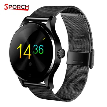 

Sproch K88H MTK2502C Bluetooth Smart Watch IPS Screen Sleep Heart Rate Monitor IP54 Waterproof Smartwatch Men For Android IOS