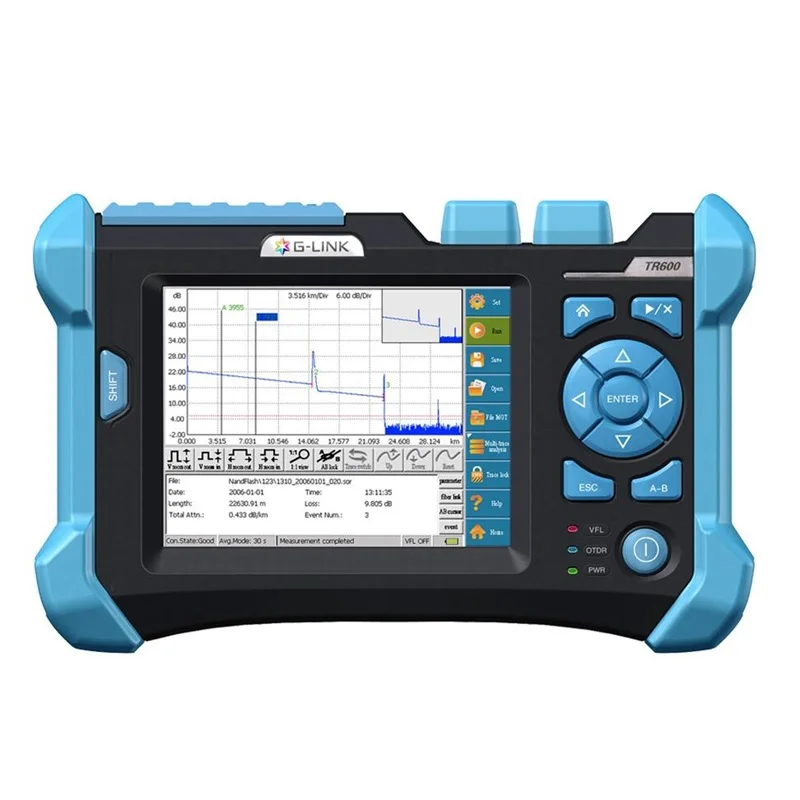 SM OTDR испытательное оборудование TR600 OTDR мм