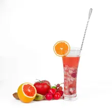 Набор барных коктейльных ложек 31 см, спиральный шейкер из нержавеющей стали, Коктейльная ложка для смешивания