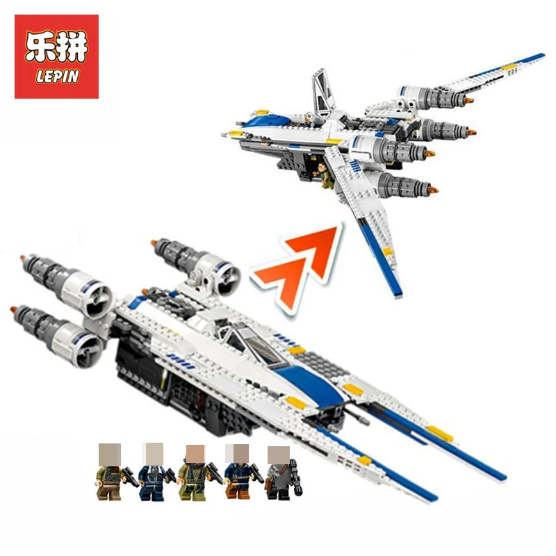

Lepin 05054 STAR WARS Genuine Series U Wing StarFighter Set Building Blocks Bricks Educational Kids Child Toys LegoINGlys 75155
