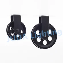 Черный светильник, подъемный шкив, светильник ing, аксессуары, кабель, провод, подъемник для потолка, светодиодные люстры, американская Ретро железная лампа DIY