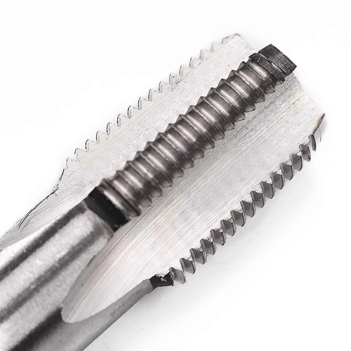 Mayitr 3/8"-18 NPT High Speed Steel HSS Thread Tapers High Hardness Cutting Screw Taper Pipe Tap for Blind Holes 70mm*16mm