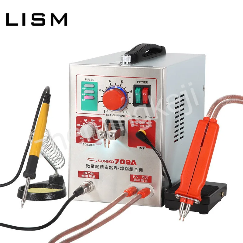 

Spot Welding Machine Small Lithium Battery Spot Welder Power Battery Pack Welding Pen Handheld Natural Cooling Manual Metal