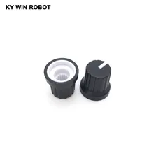 ^#Cheap 5PCS/lot Volume Control Rotary Knobs For 6mm Dia Knurled Shaft Potentiometer Durable ^#Cheap 5PCS/lot Volume Control Rotary Knobs For 6mm Dia Knurled Shaft Potentiometer Durable
