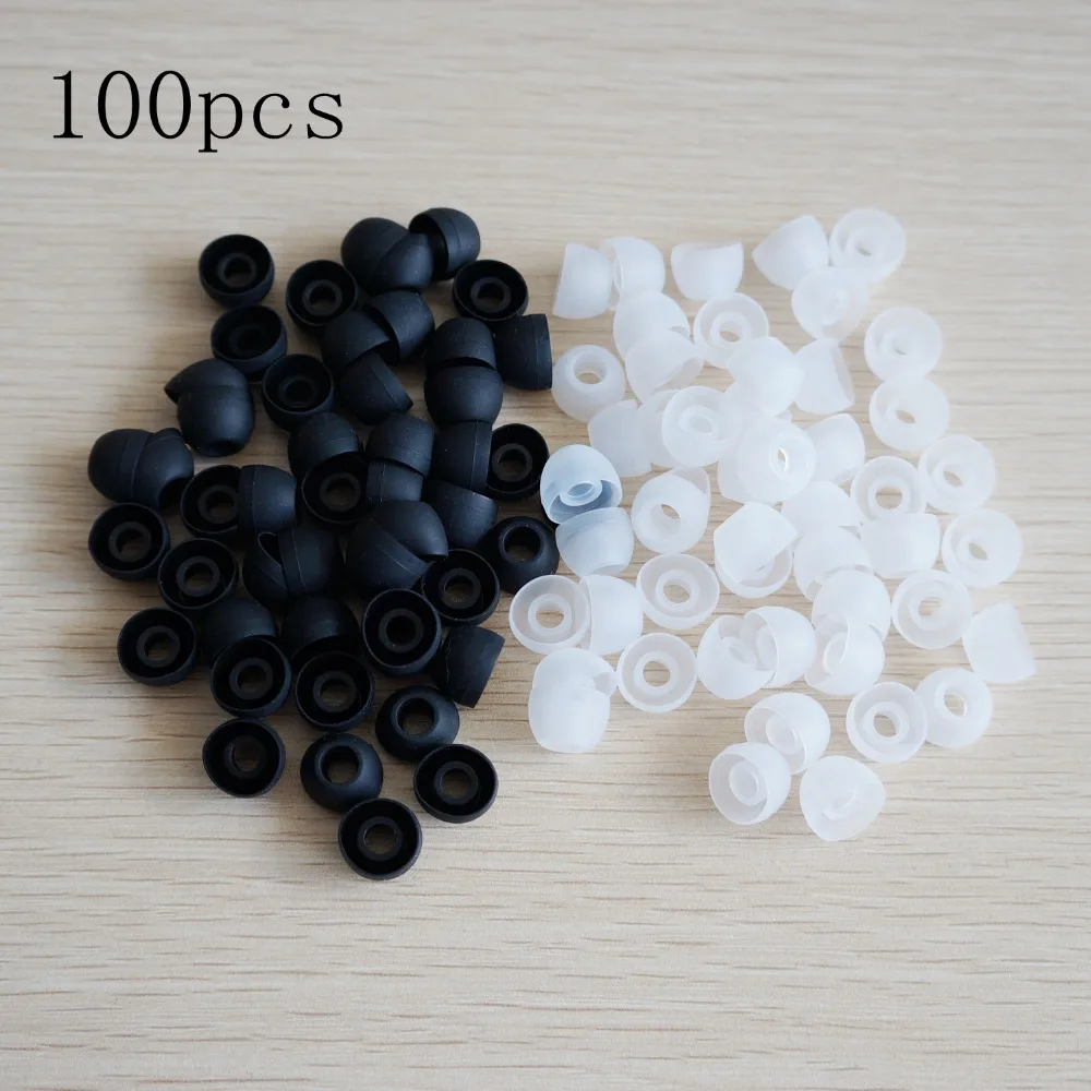 50pcs/lot Replacement Earbud Soft Silicon Cover For HTC In-Ear Headphones Earphones Accessories