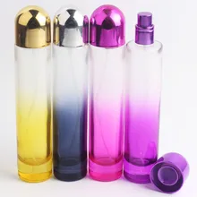 Free Shipping 1PCS Brand New Glass Spray Perfume Bottle 100ML Empty Perfume Bottle Refillable Perfume Atomizer