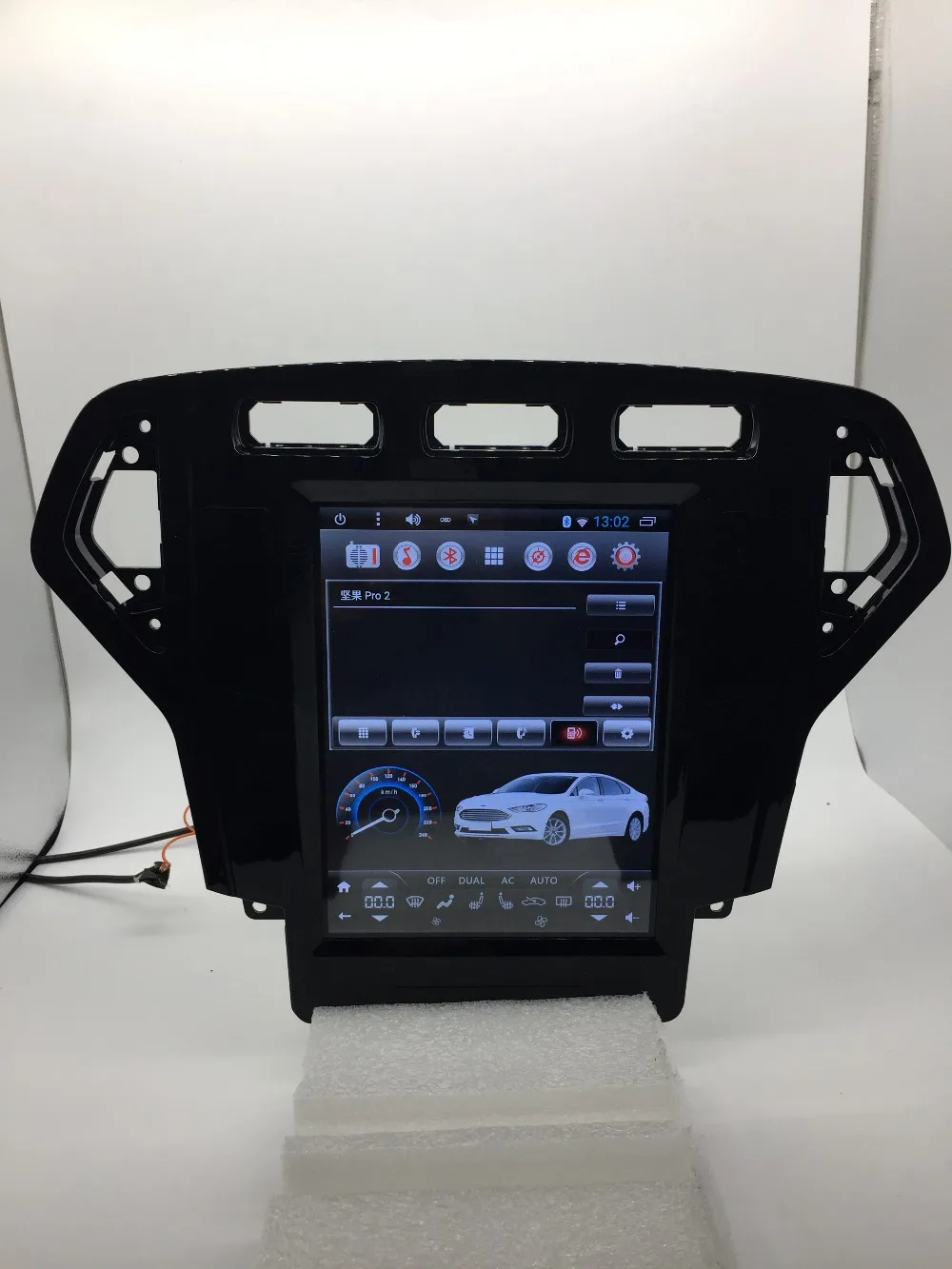 Flash Deal 10.4  inch car radio Player Gps Navigation Tesla Style for Ford Mondeo Car Radio Android 6.0  2007 2008 2009 2010 20