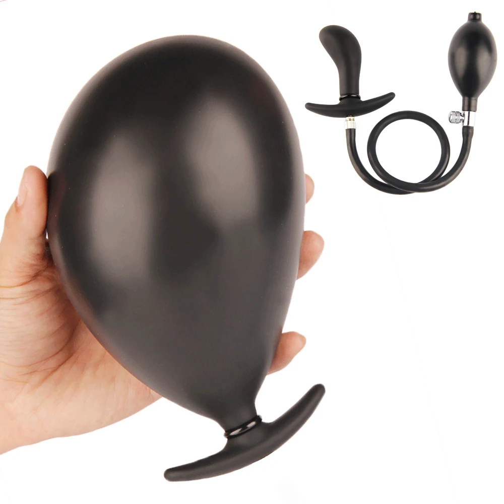 Go Out Inflatable Anal Plug Silicone Prostate Massager Butt plug Sex Toy Accessories Anus Expand Masturbator Intimate GoodS |