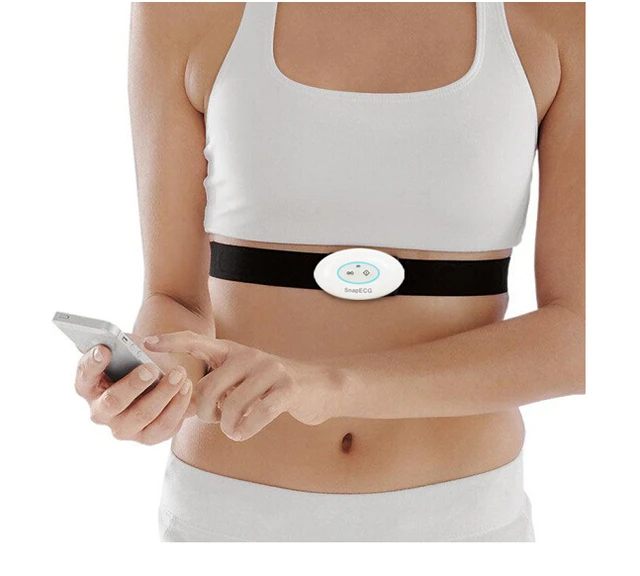 Wireless Portable wearable EKG Monitor Measurement Machine activity