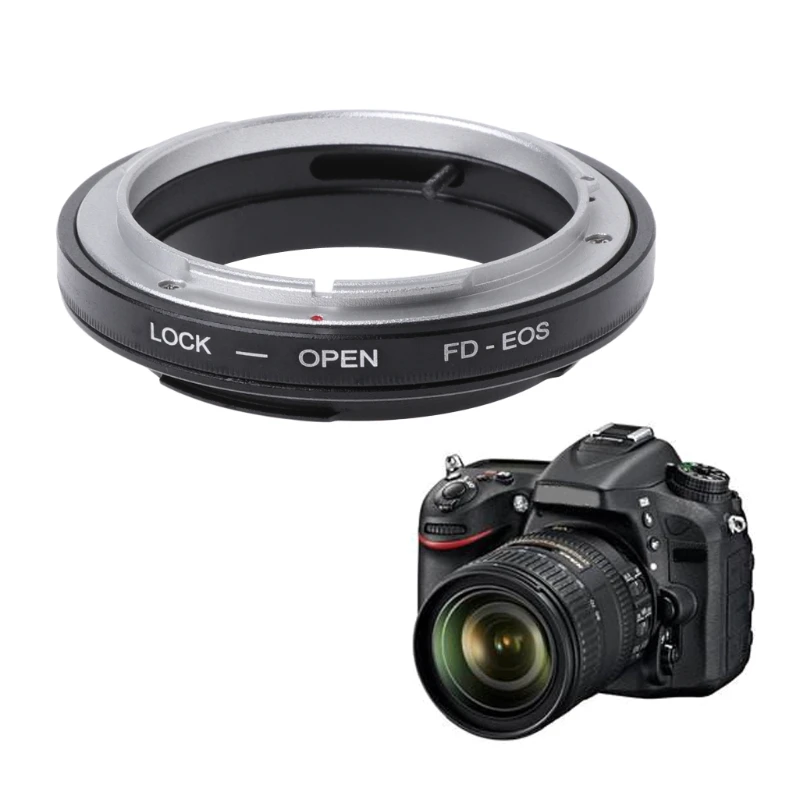 

FD-EOS Mount Adapter Ring For Canon FD Lens to EF EOS Mount Camera Camcorder New JUL-18A