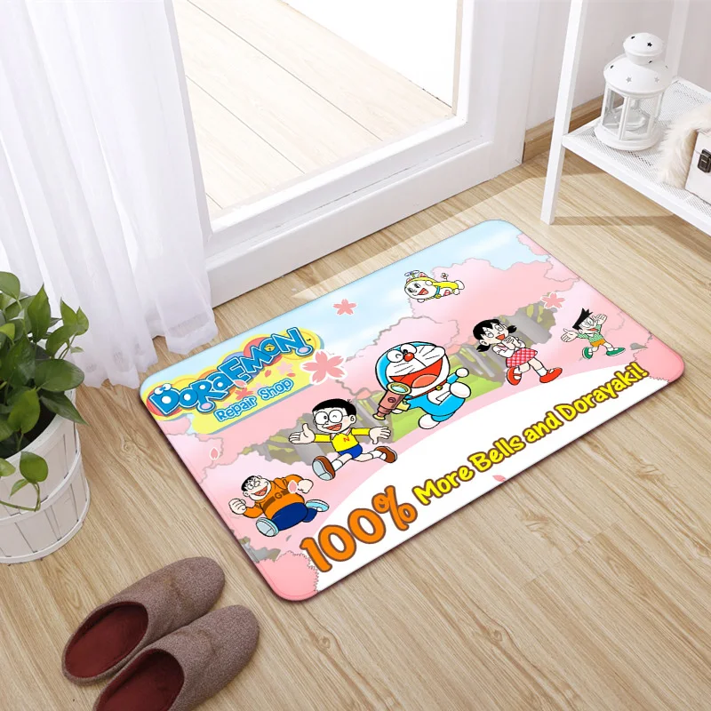 Ibyye Doraemon ролевые индивидуальные аниме декоративный коврик домашние ковры мультяшный коврик коврики на пол для спальни банные плюшевые коврики Коврик - Цвет: see chart