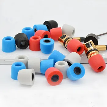 

T200(4mm Hole) Memory Foam Earphone Caps Cover in ear Eartips Sponge tips Ear Pads Earbuds Cups for Headset headphone Earplug