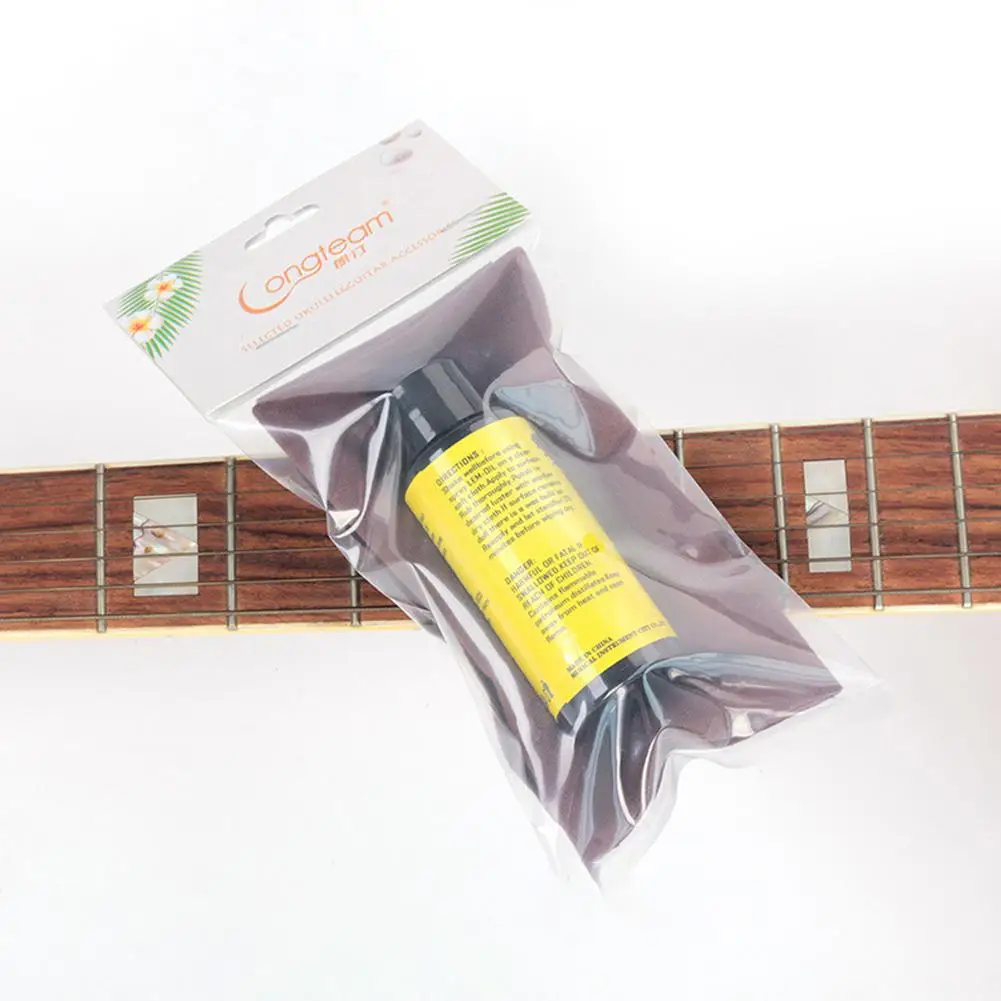 Dragonpad уход за грифом для гитары лимонное масло+ чистящая ткань набор гитарных басов инструмент для обслуживания музыкальных инструментов аксессуары