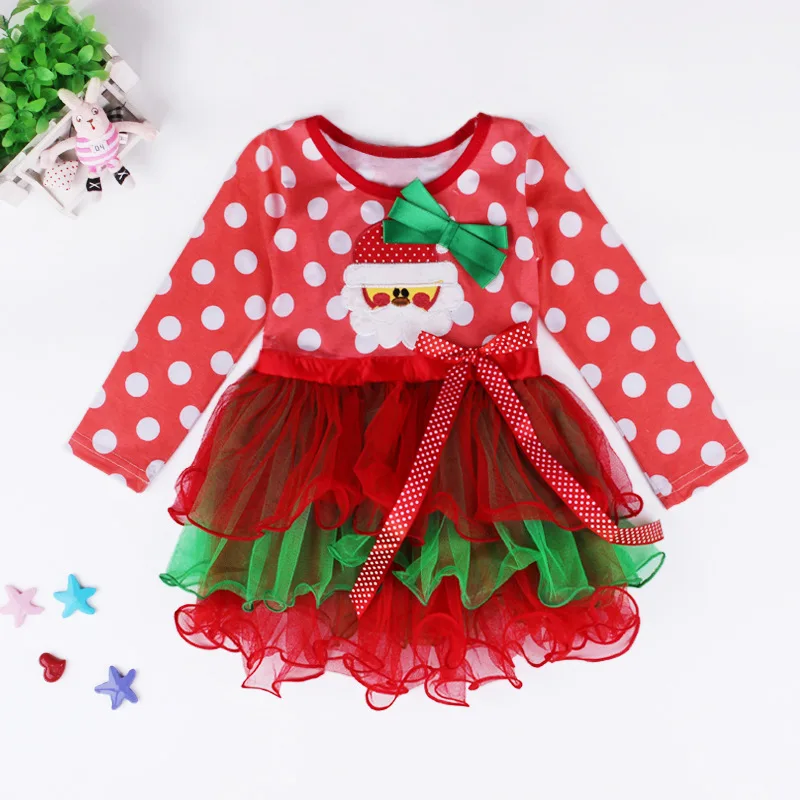 Рождественское платье для маленьких девочек; детская одежда для девочек; праздничная одежда для маленьких девочек; коллекция года; подарок на год; подарок на первое Рождество; JMFFY От 1 до 9 лет