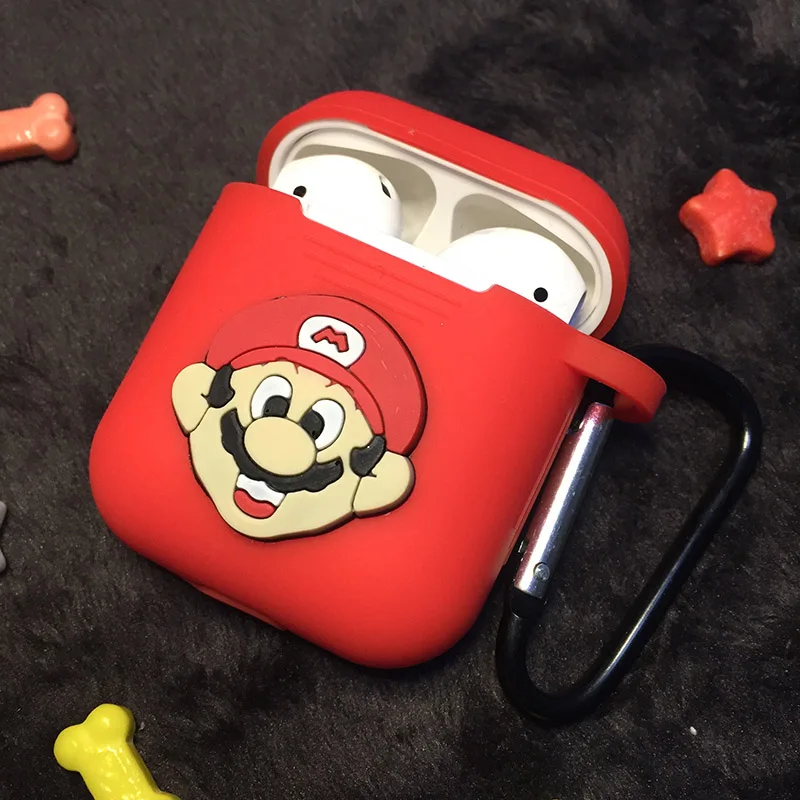 SophiaLong силиконовый беспроводной чехол для наушников AirPods Защитная крышка Miceky Minnie