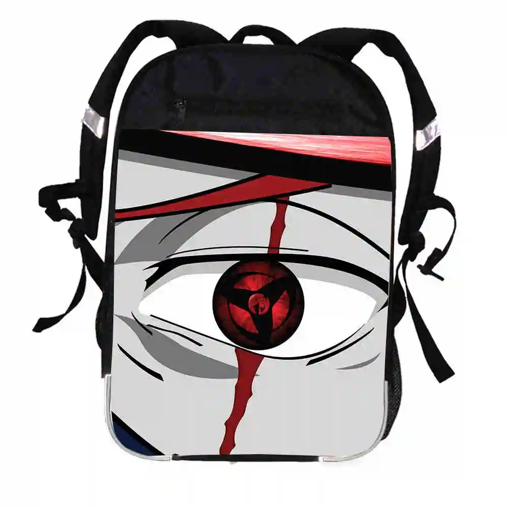 Anime Printing Naruto Backpack Women Men Uzumaki Naruto Ninja Causul
