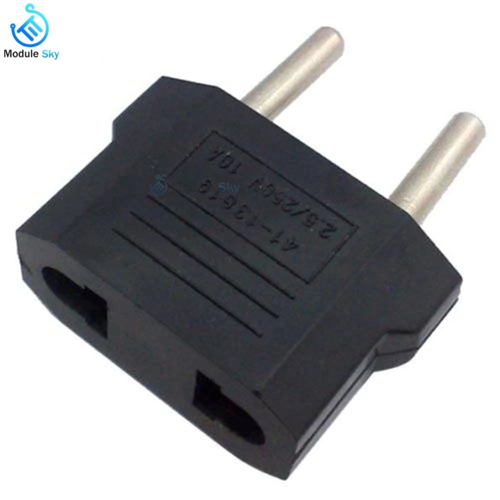 

5Pcs US to EU Adapter Plug Travel Charger US To Europe Wall multi plug Power Adaptor Outlet Converter Socket universal adapter