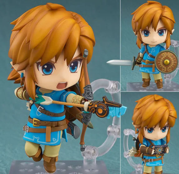 

#733 The Legend of Zelda Link Breath of the Wild Nendoroid Action Figure Doll Toy for Collection