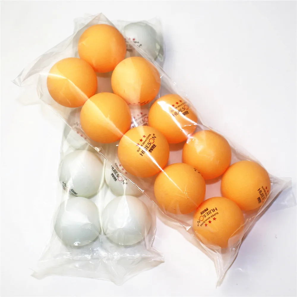 

10pcs/bag Professional Table Tennis Ball 40mm Diameter 2.9g 3 Star Ping Pong Balls for Competition Training New Material ABS