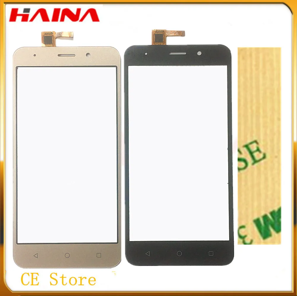 

3M Tape Touch Panel Glass For Vertex Impress luck Touch Screen Digitizer Touchscreen Sensor with black gold color