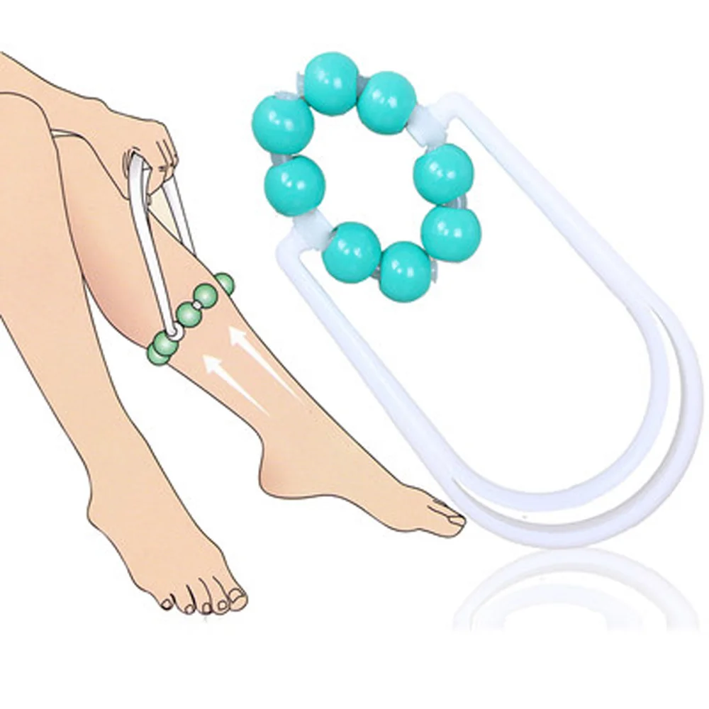 Health Care Leg Massage Roller Fat Burner Massager Body Mini Wheel Relax Control Cellulite |