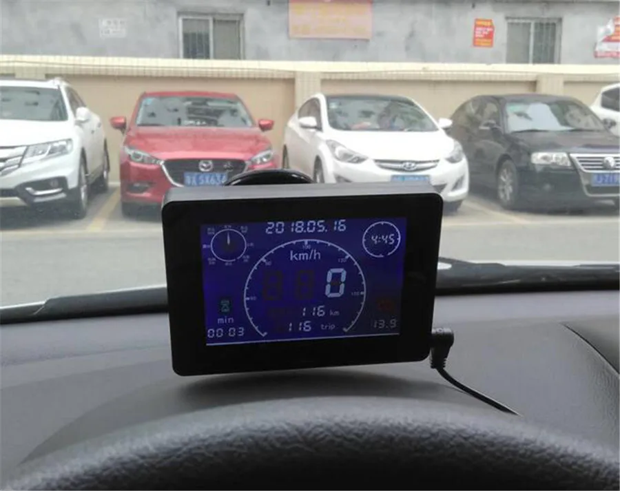 1 шт. 12 В/24 В Многофункциональный gps сигнал автомобиль грузовик Спидометр Одометр датчик времени Счетчик Вольтметр датчик