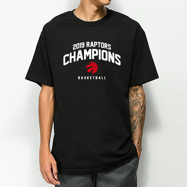 

2019 Raptors Champions black white T-SHIRT Lowry Siakam Leonard we the north hip hop T SHIRT cotton for Toronto fans gift