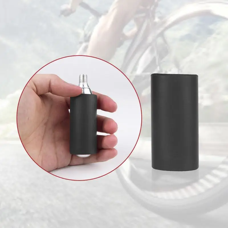 

Bicycle CO2 Bottle Cover Air Pump Sleeve Protection Anti Freezing Bike Accessory