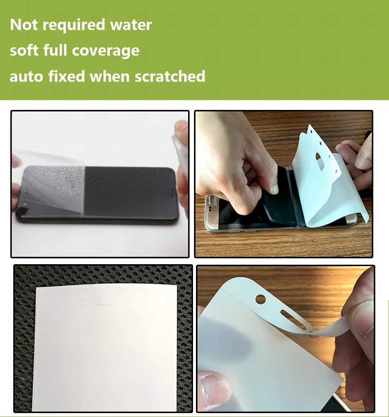 2 шт/партия Передняя и задняя фиксированная Защита от царапин анти-Пальчиковый гидрогелевый протектор экрана для Xiaomi Redmi Note 8 Pro 6,5" полная пленка