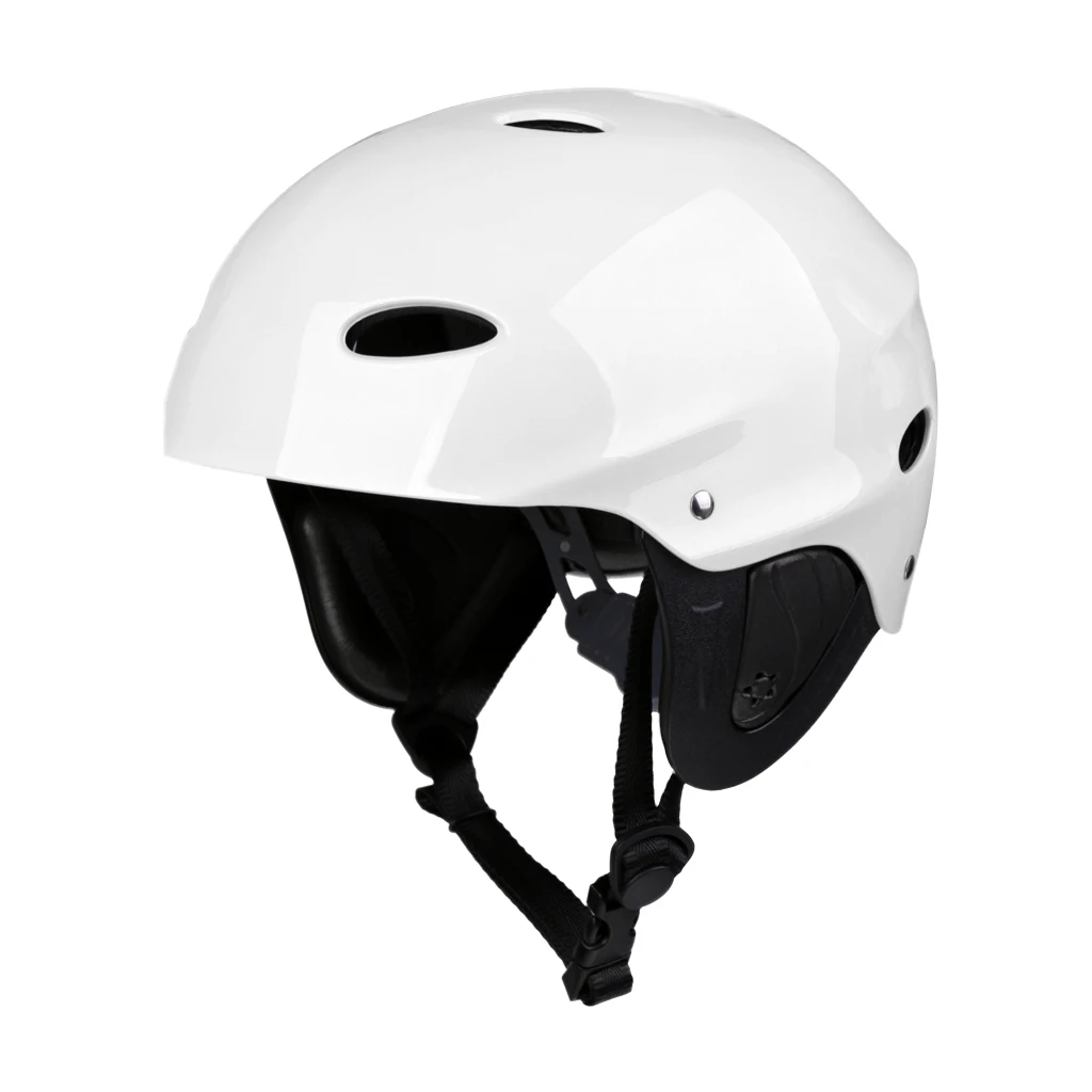 Unisex Adult Kids Water Sports Safety Helmet Canoe Kayak Wakeboard Kitesurf Jet Ski Impact Surfing Sailing Hard Proetctor Cap