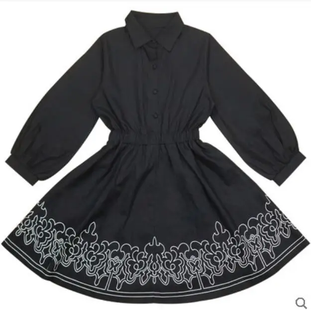 

Game Anime NieR:Automata cosplay 2B cos Halloween Japanese female Daily Gothic Spring summer Lolita girls black dress costume
