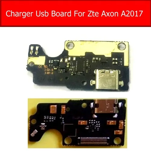 Плата для зарядки микрофона и USB для zte Axon 7 A2017 A2017G A2017U Usb разъем для зарядки док-станции Замена модуля Ремонт