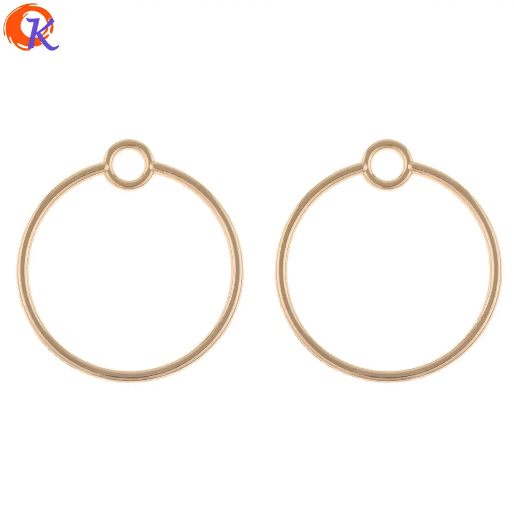 

Cordial Design 100Pcs 26*28MM Jewelry Accessories/Earrings Connectors/Round Ring Shape/DIY Making/Hand Made/Earring Findings