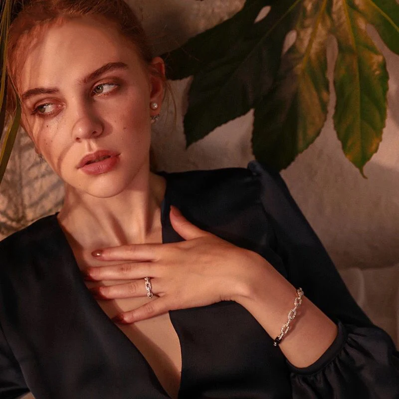 

2019 Hip hop pave AAA sparking CZ cuban link chain Bangle Gold color luxury charm Bracelets for women men fashion Brand jewelry
