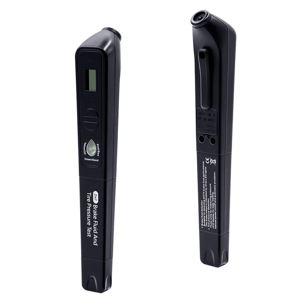 Brake Fluid & Tire pressure guage 2in1 tester Digital tyre pressure meter testing for Driving Safety with best price