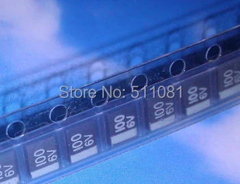 

100pcs SMD tantalum capacitor 100UF 6.3V 6V B 3528 TEESVB20J107M8R