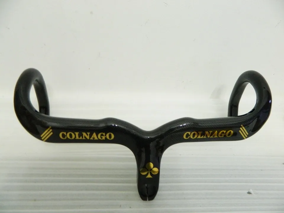 Глянцевый матовый руль Colnago c59 c60 c64, полностью углеродный руль для шоссейного велосипеда, углеродный руль для велосипеда, черная, красная, белая, золотая - Цвет: H1