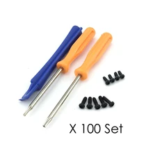 100 комплектов отвертка Т6 и инструмент для Придирки и винты TorxT8 отвертка Torx для Xbox One контроллер мод наборы/ремонт