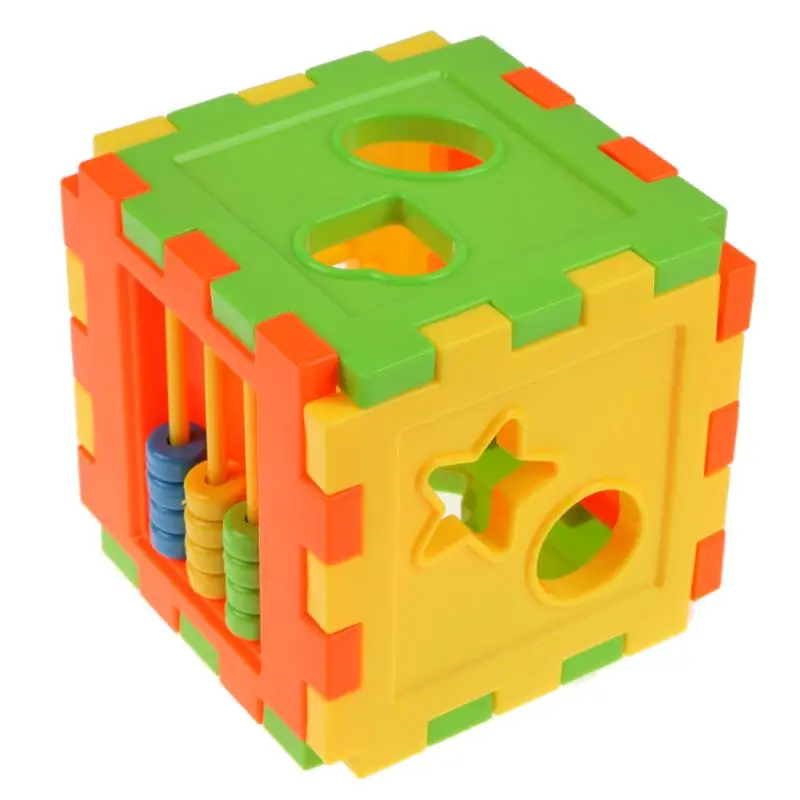 

Bricks Matching Blocks Baby Intelligence Educational Sorting Box Colorful Pattern Can Attract The Baby Develop Cognitive Ability