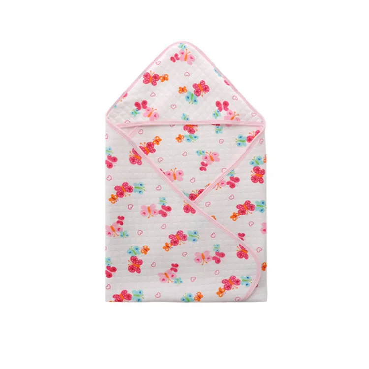 Детские пеленки, хлопок, одеяло для новорожденных, 80*76 см, весна-осень, детский конверт Пеленка, спальный мешок, спальный мешок - Цвет: Butterfly