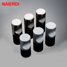 NAIERDI Single Hole Door Handles Knobs Zinc Alloy Cabinet Knobs For Door Accessories Drawer Furniture Cabinet Handle Hardware exported single hole crystal zinc alloy furniture handles knobs pulls for doors cabinets cupboards