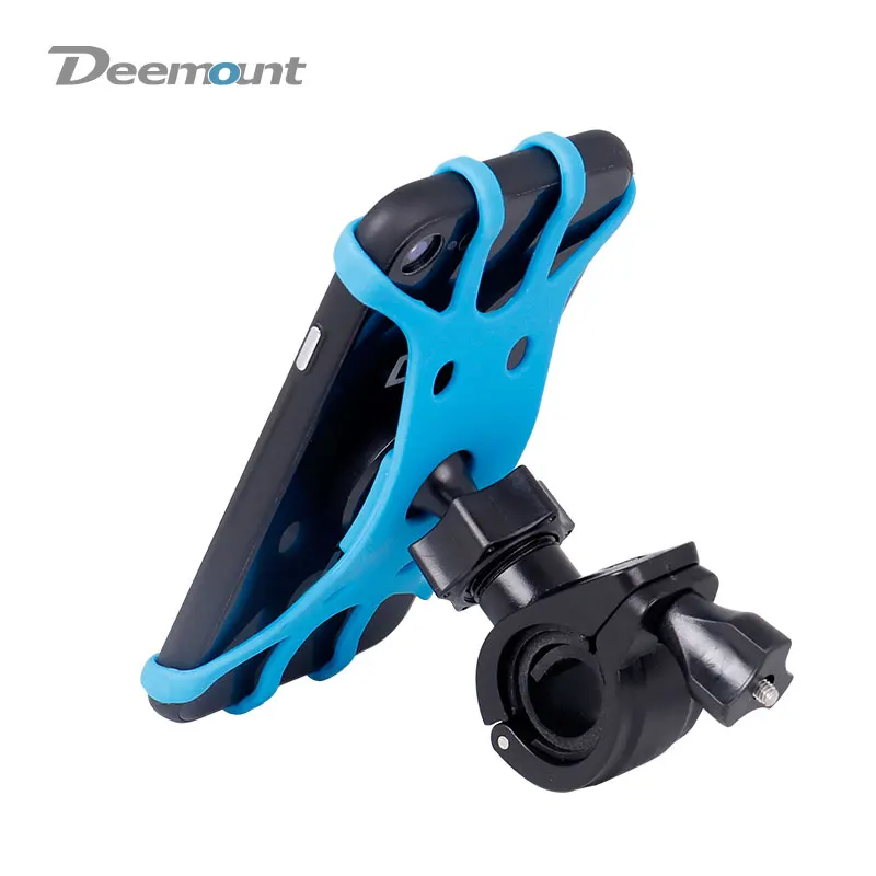 

Deemount Bicycle Magnetic Phone Mount 360 Degree Swivel Motorcycle Handlebar Smart Phones Holder GPS Support Universal Use