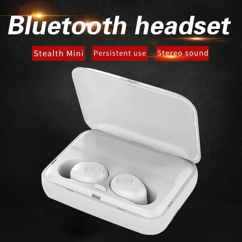 F9-3 TWS Bluetooth 5,0 модные водонепроницаемые наушники Беспроводные спортивные наушники с зарядным устройством время ожидания до 100 часов