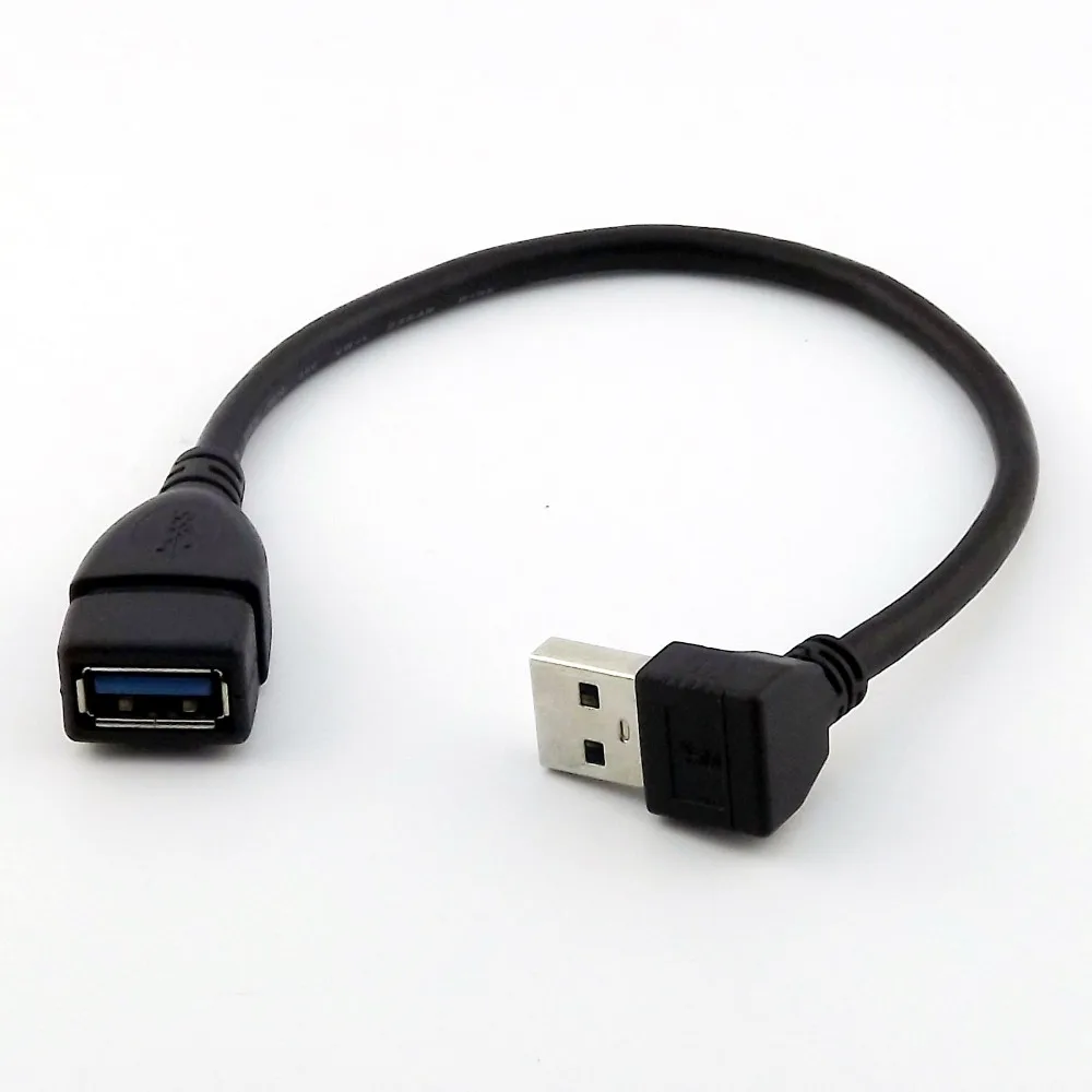 10x USB 3,0 Тип женщина к USB 3,0 штекер удлинитель Кабель переходника вверх/вниз/левый/правый угол