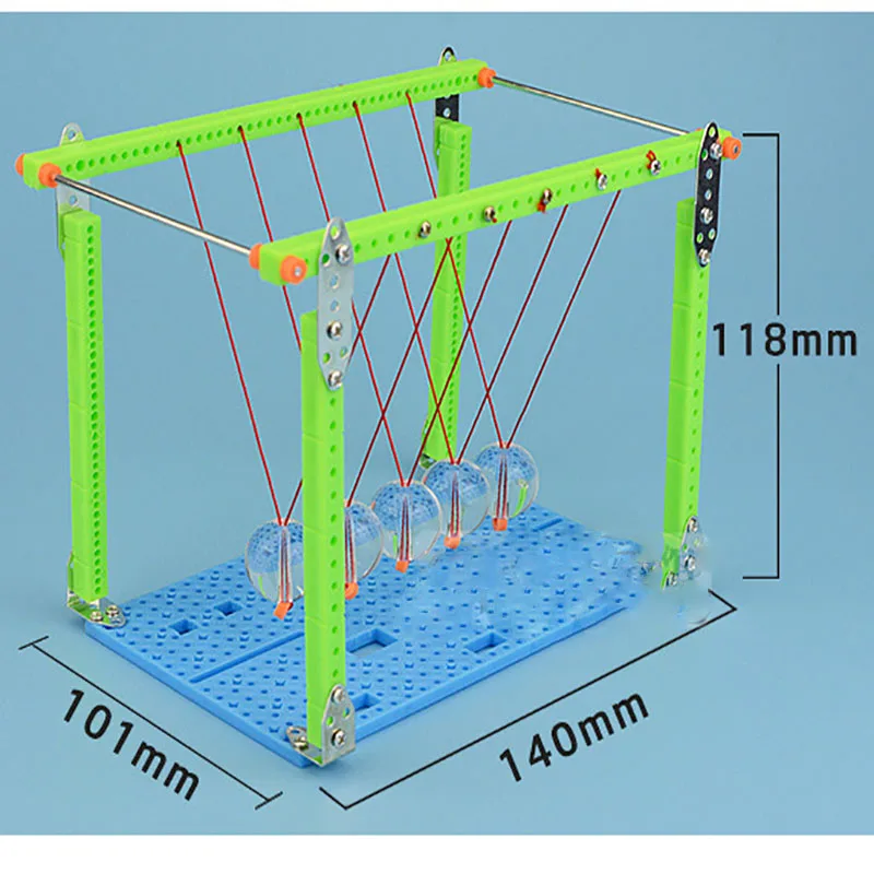 Детское ручное изобретение Diy Материал маятник Ньютона Баланс шаровой маятник физика научное оборудование начальной школы игрушки