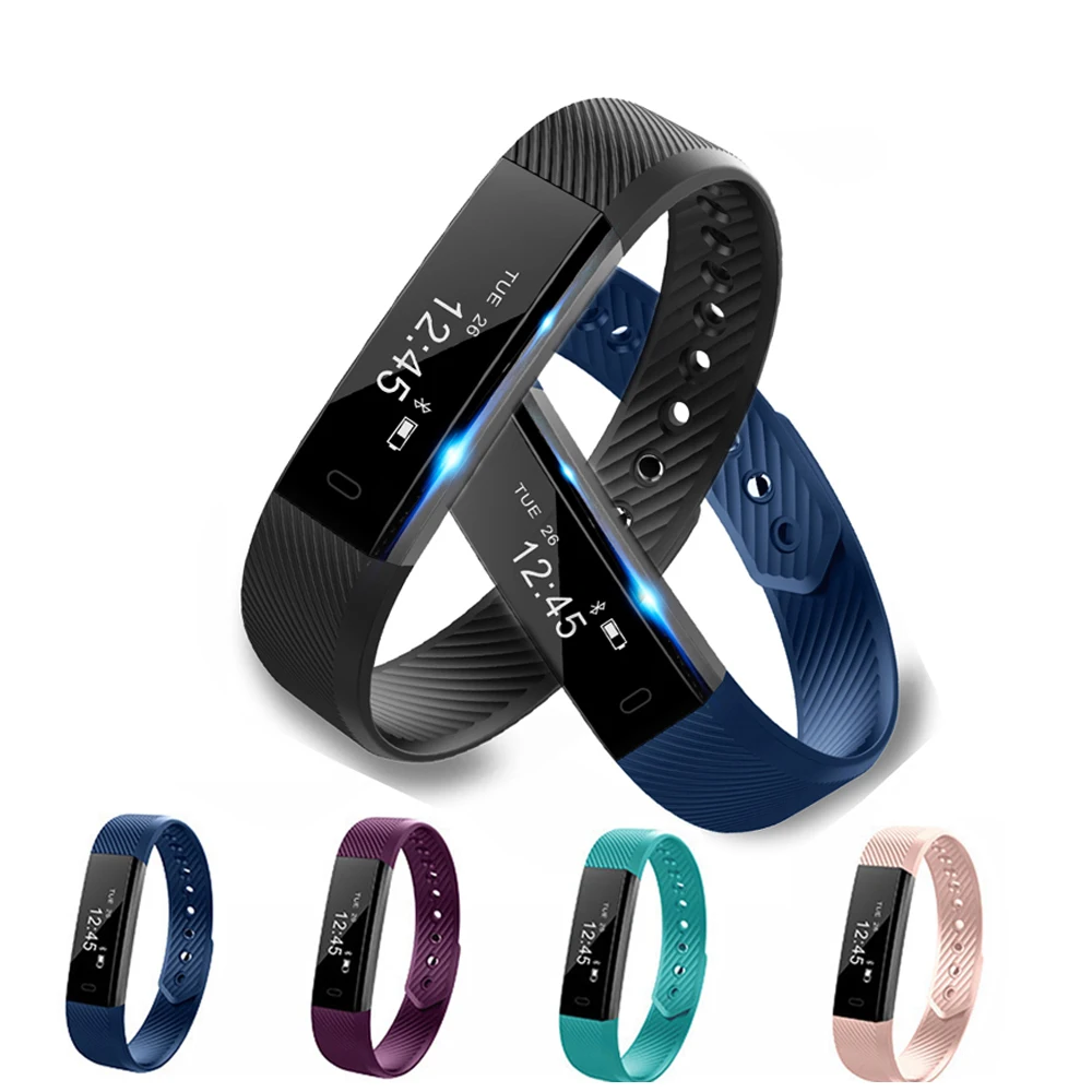 

Fitness Heart Rate Monitor Sleeping Tracker Sport Watches Alarm Clock Step Pedometer Counter polar Running Watch